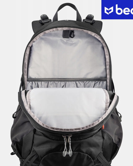 Beon Kalnų Žygio Kuprinė, 30L, Vyrams ir Moterims, Tvirta, Juoda