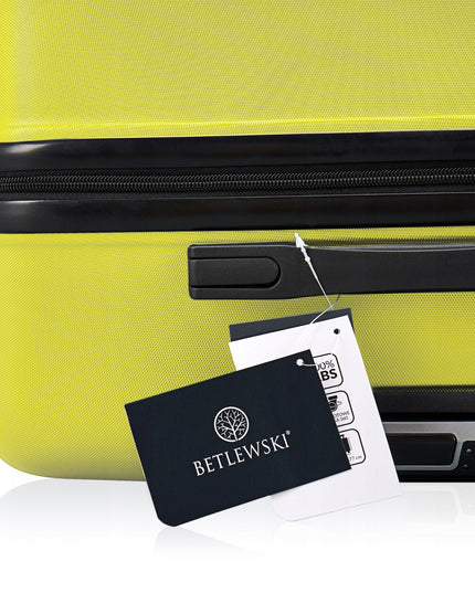 Betlewski Didelis kietas tvirtas kelioninis lagaminas ant ratukų atostogoms ir kelionei