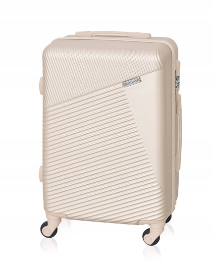 Mažas rankinis lagaminas kelionei, su ratukais, saugiu derinamo užraktu, Betlewski