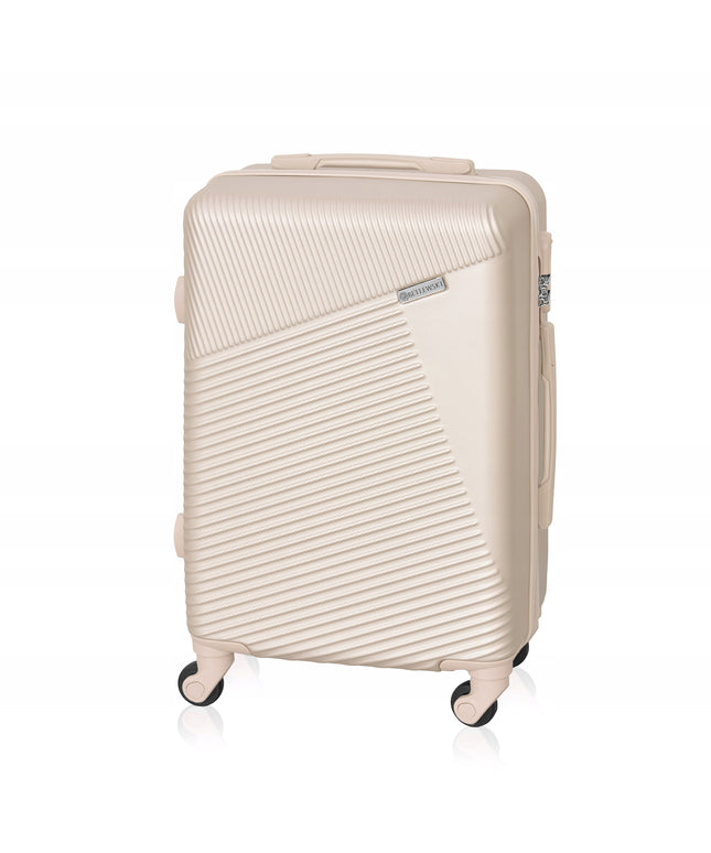 Mažas rankinis lagaminas kelionei, su ratukais, saugiu derinamo užraktu, Betlewski