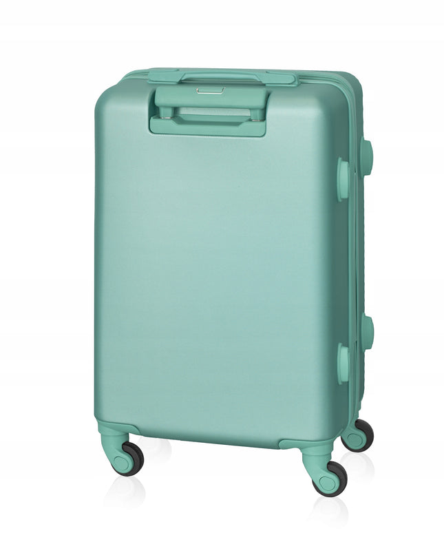 Betlewski Nedidelis kabininis lagaminas su ratukais, kombinuotu užraktu ir teleskopine rankena