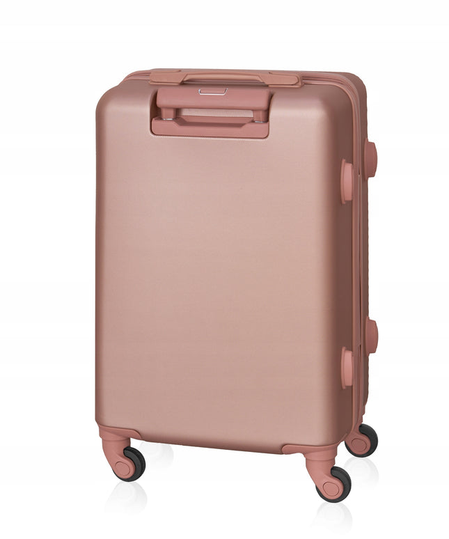 Betlewski Mažas rankinio bagažo lagaminas ant ratukų su saugiu kodiniu užraktu