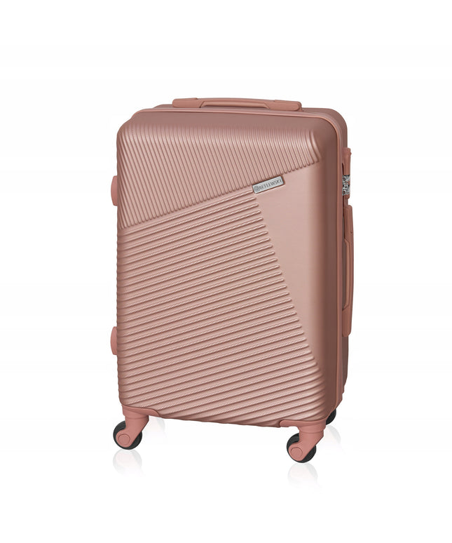 Betlewski Mažas rankinio bagažo lagaminas ant ratukų su saugiu kodiniu užraktu