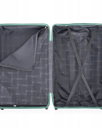 Betlewski Dydelis kelioninis lagaminas su 4 ratukais, patogus nešiotis, užtrauktukas