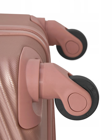 Kelioninis lagaminas su ratukais, skirtas bagažui, su kombinuoto užrakto užtrauktuku ir rankena Betlewski