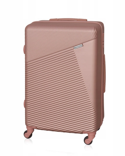 Kelioninis lagaminas su ratukais, skirtas bagažui, su kombinuoto užrakto užtrauktuku ir rankena Betlewski