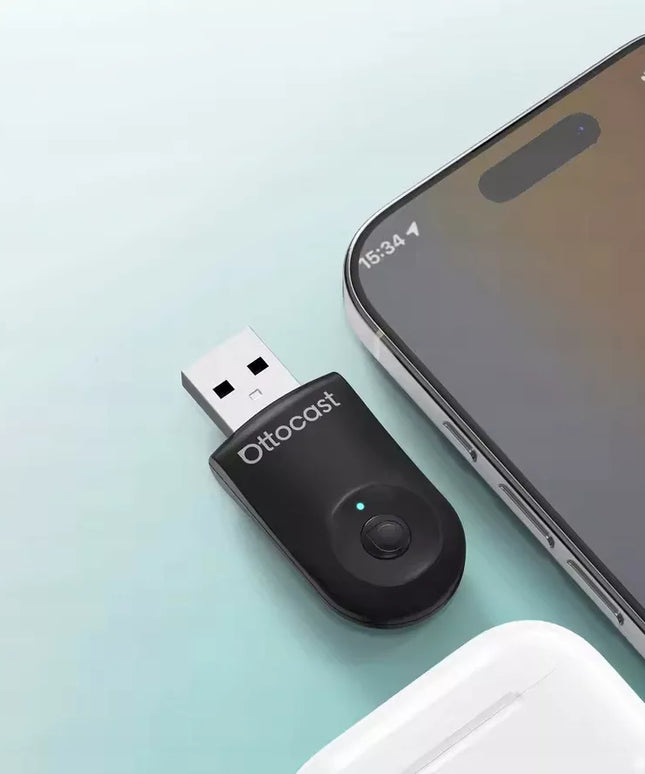 Belaidis adapteris Ottocast Mini 2w1 CarPlay / Android Auto CA505-T