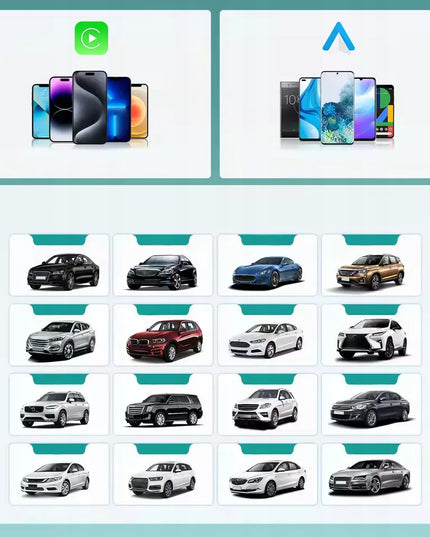 Belaidis adapteris Ottocast Mini 2w1 CarPlay / Android Auto CA505-T
