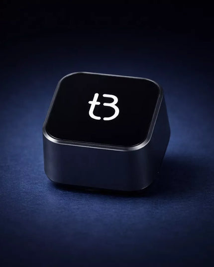 Belaidis adapteris Tradebit TB CUBE USB-C CarPlay / Android Auto, juodas