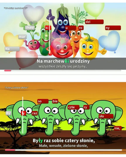 Belaidis karaoke garsiakalbis LK Avalon, 2 mikrofonai ir lenkiškos dainos vaikams