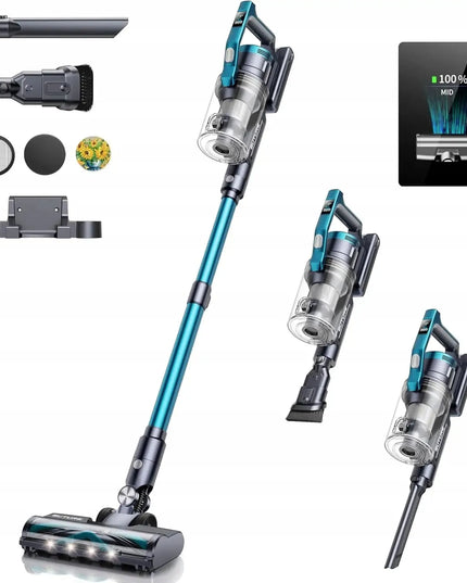 Belaidis vertikalusis dulkių siurblys „Buture VC60“, mėlynas, 450 W, 38 kPa