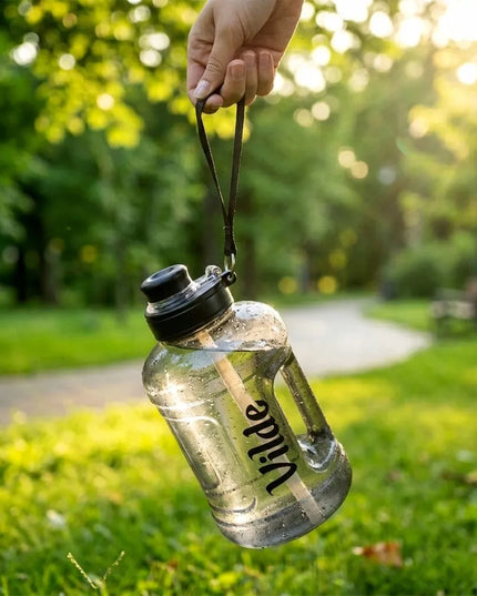 Vilde sportinė gertuvė 1,6 l su šiaudeliu ir kandikliu