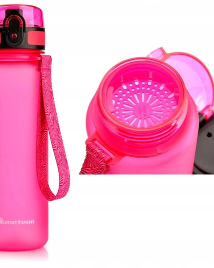 Meteor 500 ml vandens gertuvė su snapeliu ir filtru, rožinė, modelis 74573