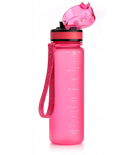 Meteor 500 ml vandens gertuvė su snapeliu ir filtru, rožinė, modelis 74573