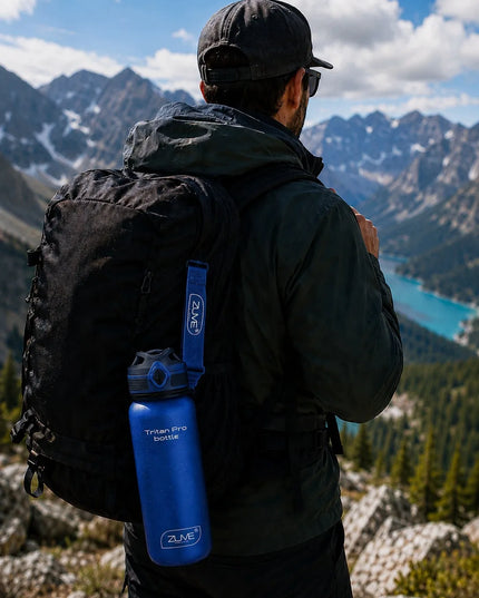 ZUVE Tritan ProBottle sportinė gertuvė vandeniui, 1 l, iš Tritan, be BPA