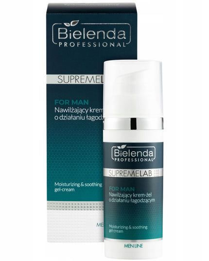 Bielenda Supremelab Dovanų rinkinys vyriškos kosmetikos: Kremas + Paakių kremas