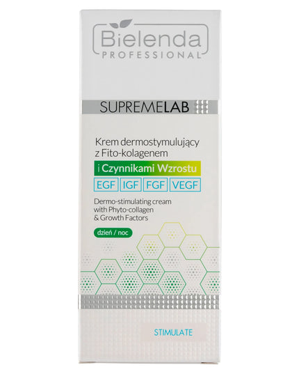 Bielenda Supremelab fitokolageno kremas su EGF ir IGF