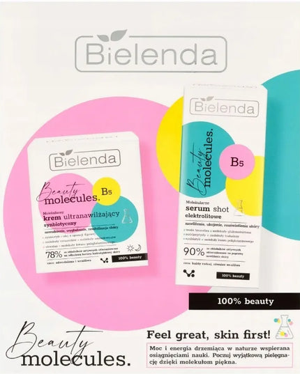 Bielenda dovanų rinkinys Beauty Molecules itin drėkinantis kremas + serumas