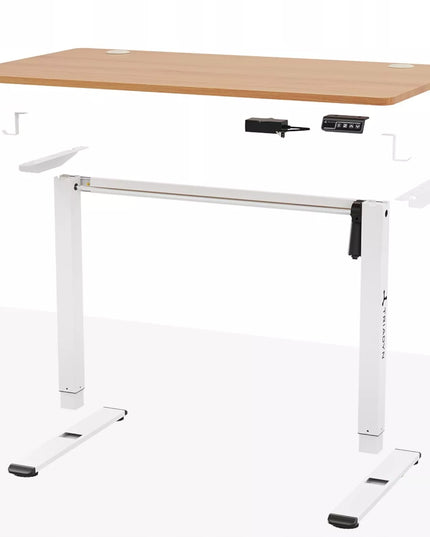 Reguliuojamo aukščio elektrinis kompiuterio stalas Triadyn WorkBase 1206 120x60cm