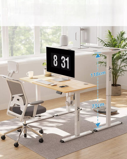 Reguliuojamo aukščio elektrinis kompiuterio stalas Triadyn WorkBase 1206 120x60cm