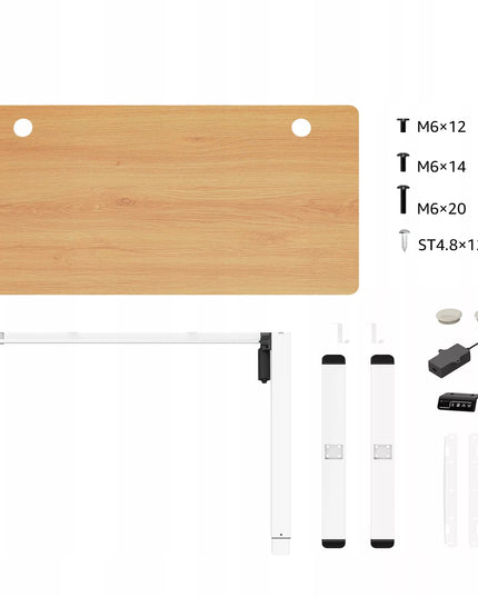 Reguliuojamo aukščio elektrinis kompiuterio stalas Triadyn WorkBase 1206 120x60cm
