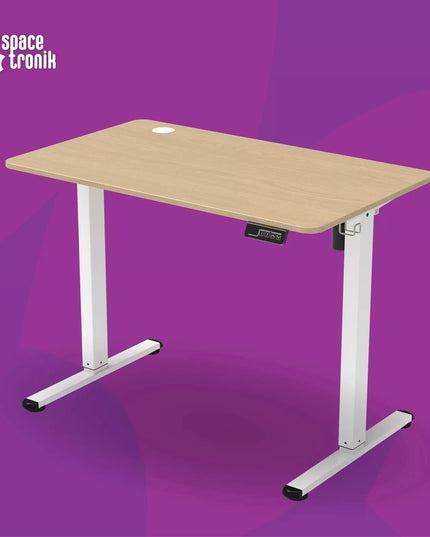 Reguliuojamo aukščio elektrinis stalas Spacetronik 100x60, 72-118 cm