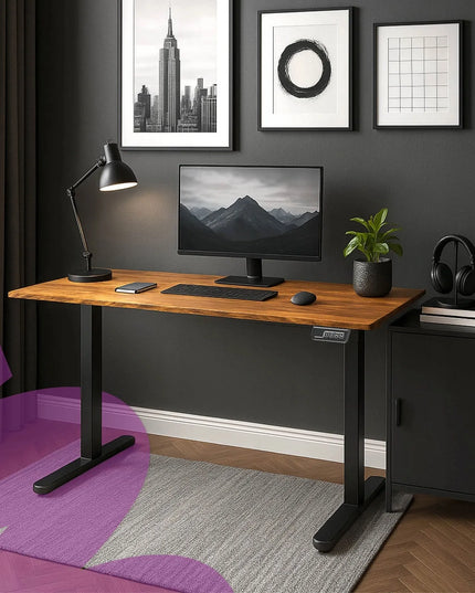 Reguliuojamo aukščio elektrinis stalas Spacetronik 100x60, 72-118 cm