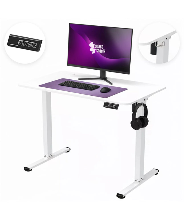 Reguliuojamo aukščio elektrinis stalas Spacetronik 100x60 cm, 73-118 cm