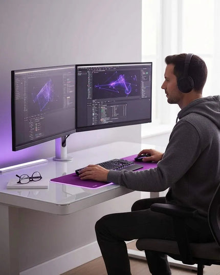Reguliuojamo aukščio elektrinis stalas Spacetronik 140x60, 73-118 cm