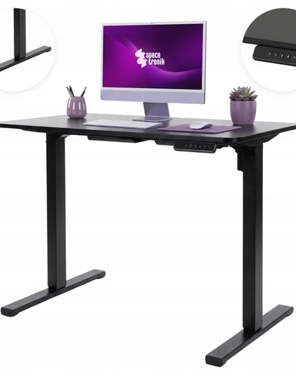 Elektrinis reguliuojamo aukščio stalas Spacetronik 100x60 su LCD skydeliu