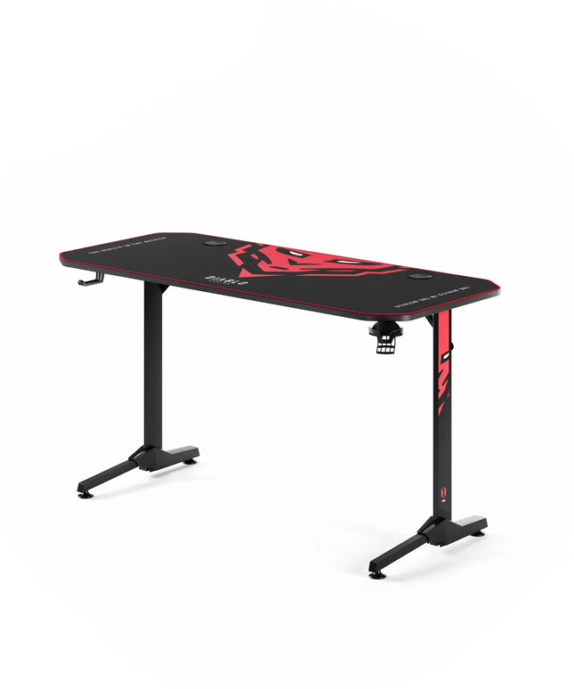 Žaidimų stalas 140 cm + laikikliai ir kilimėlis, DIABLO X-MATE 1400 juodas