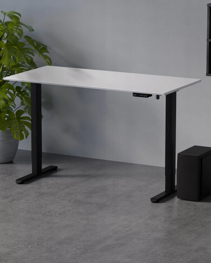 Reguliuojamo aukščio stalas LVNSystem Control Flex+ 138/67, juodas-baltas