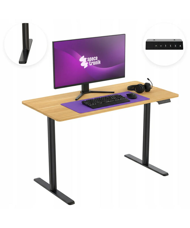 Elektrinis reguliuojamo aukščio stalas Spacetronik 100x60 cm