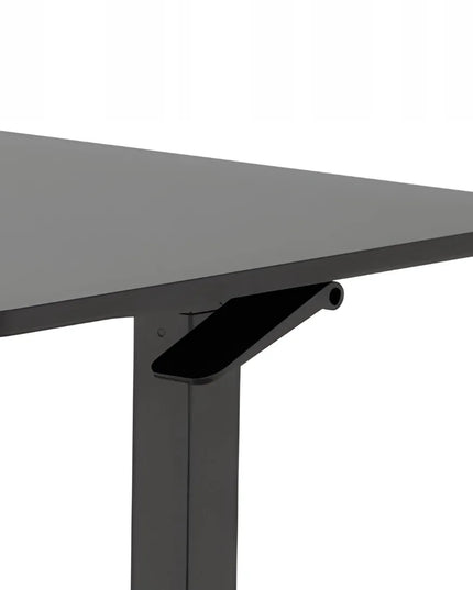 Reguliuojamo aukščio pneumatinis stalas Spacetronik SPEO101, 80x50cm, juodas