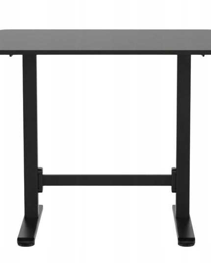 Reguliuojamo aukščio pneumatinis stalas Spacetronik SPEO101, 80x50cm, juodas