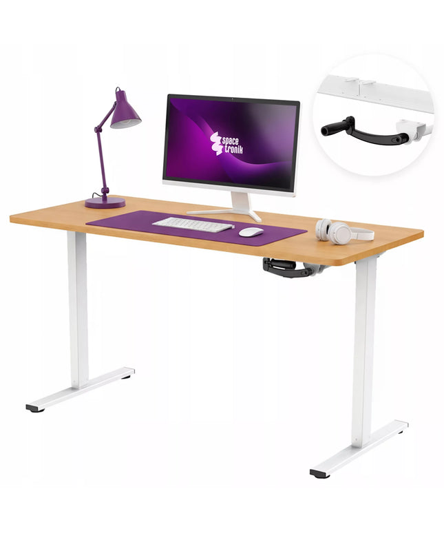 Spacetronik reguluojamo aukščio stalas 140x60 cm, rankinis mechanizmas, 40 kg