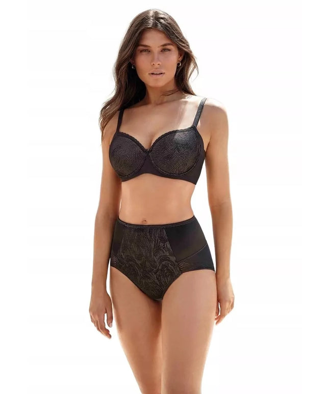 Selene Violeta 85D juoda standi liemenėlė su uždarais kaušeliais