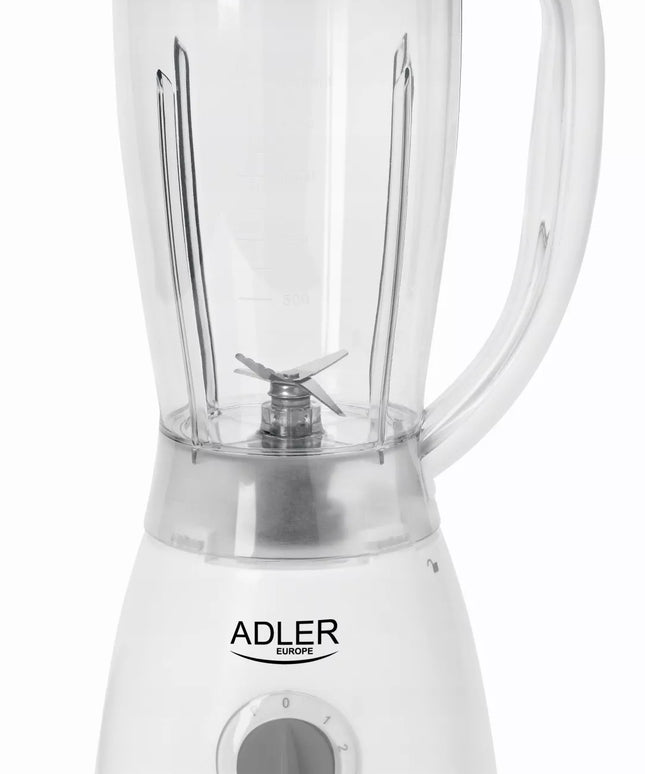 Adler AD 4057 1,5 l 450 W 4 greičio lygių lengvas baltas kokteilių plaktuvas su ąsočiu