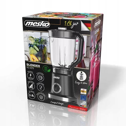 Mesko 1000W 1,8L juodas ąsotinis trintuvas