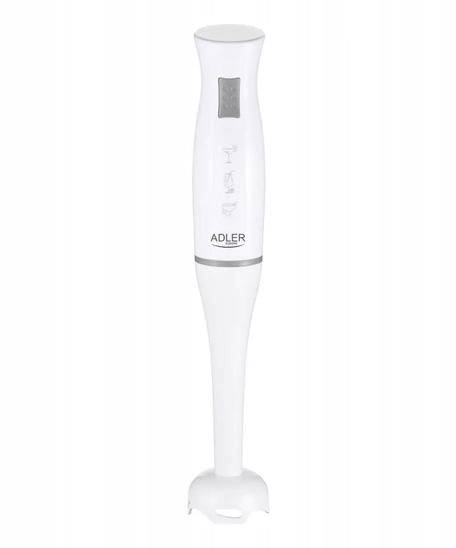 Rankinis blenderis 300W nerūdijantis plienas ergonomiška rankena Adler AD 4622 BALTAS