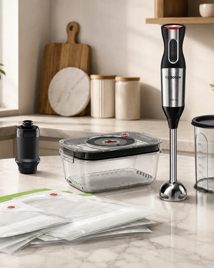 Rankinis trintuvas BOSCH ErgoMixx MS6CM61V2 1000W su vakuuminio pakavimo funkcija