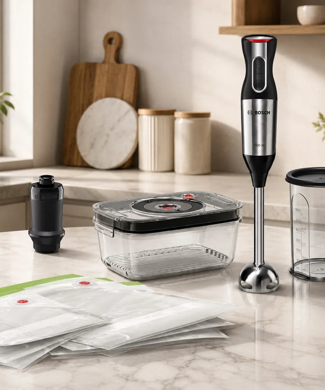 Rankinis trintuvas BOSCH ErgoMixx MS6CM61V2 1000W su vakuuminio pakavimo funkcija