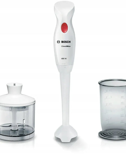 Rankinis trintuvas Bosch MSM 14200 400 W baltas su smulkintuvu ir indeliu