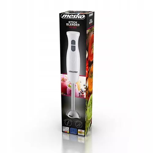Rankinis blenderis MESKO MS 4619 300W 2 greičiai Nerūdijantis plienas Kompaktiškas