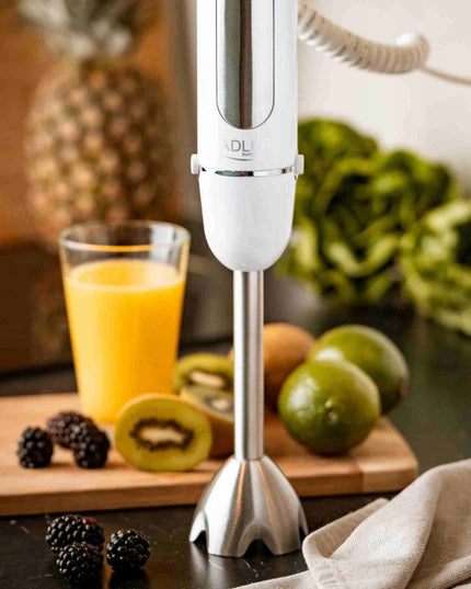 Galinga rankinė maišyklė GALINGA 1500W greičio reguliavimas Susuktas 180 cm laidas BALTA