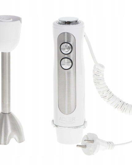 Galinga rankinė maišyklė GALINGA 1500W greičio reguliavimas Susuktas 180 cm laidas BALTA