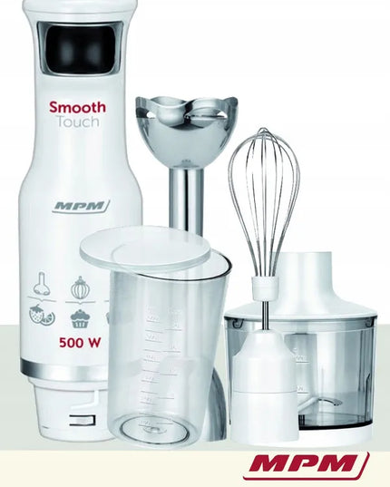 Rankinis trintuvas MPM MBL-28, baltas, 0,6 l, 500 W