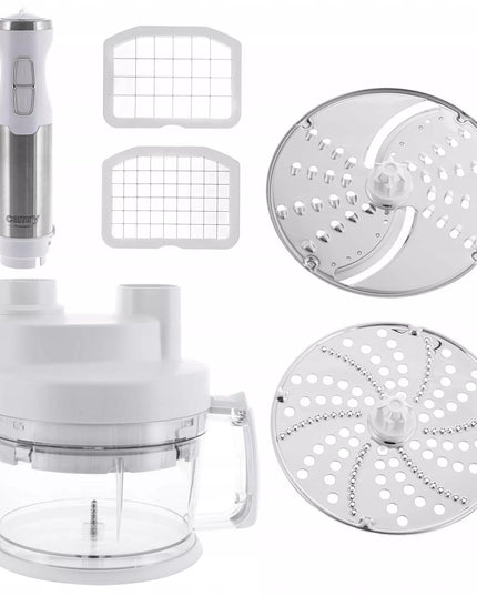 Daugiafunkcinis rankinis 1600W blenderis su 2L dubeniu, Turbo funkcija, tarka ir pjaustytuvu