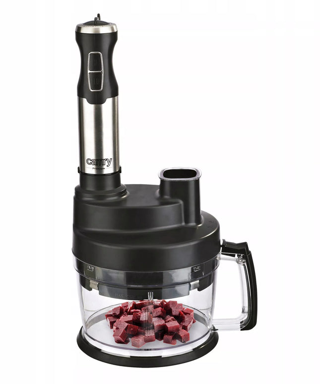 Daugiafunkcinis rankinis 1600W blenderis su 2L dubeniu, Turbo funkcija, tarka ir pjaustytuvu