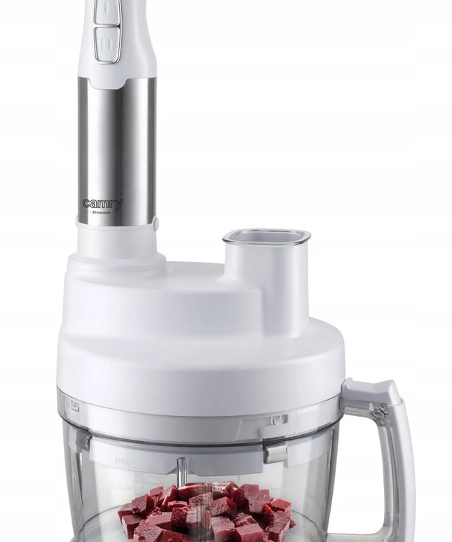 Daugiafunkcinis rankinis 1600W blenderis su 2L dubeniu, Turbo funkcija, tarka ir pjaustytuvu